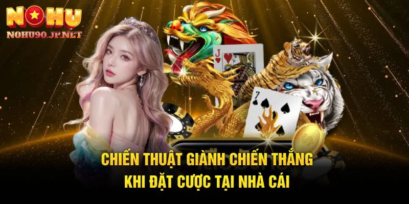 Người chơi đang đặt cược tại bàn chơi rồng hổ trên giao diện mobile Nohu90